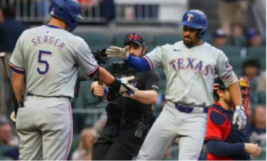 texas rangers vs atlanta braves match player stats