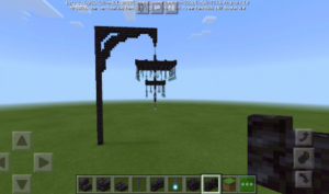 black chandelier minecraft